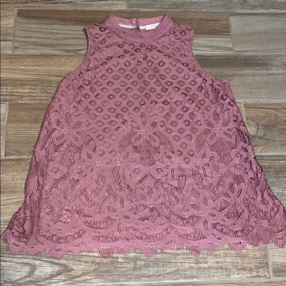 Pink Lace Top